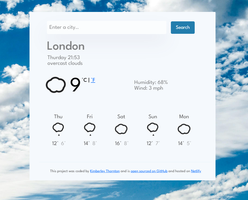 Weather Project Preview